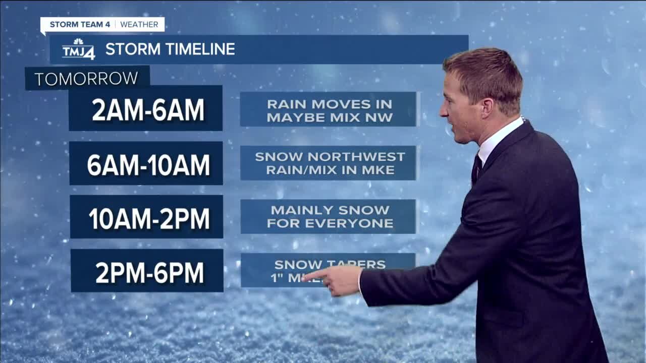 A Winter Weather Advisory will be in effect on Thursday