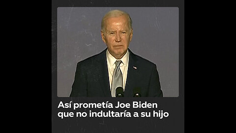 “No lo indultaré”, así prometía Joe Biden no intervenir en el caso de su hijo