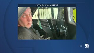 Suspect in custody after minivan stolen with wheelchair-dependent man inside