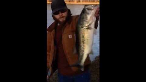 I was lucky to catch this fish!