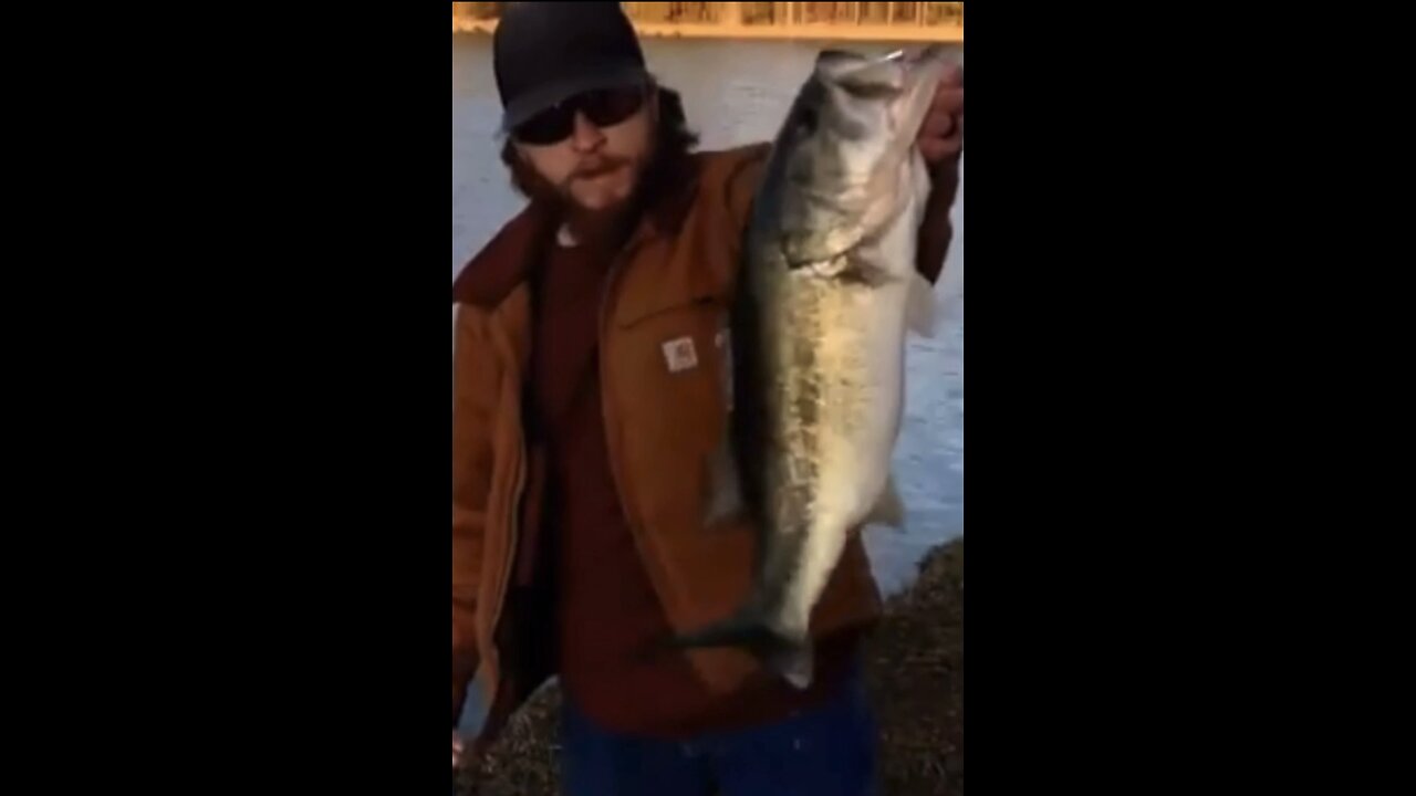 I was lucky to catch this fish!