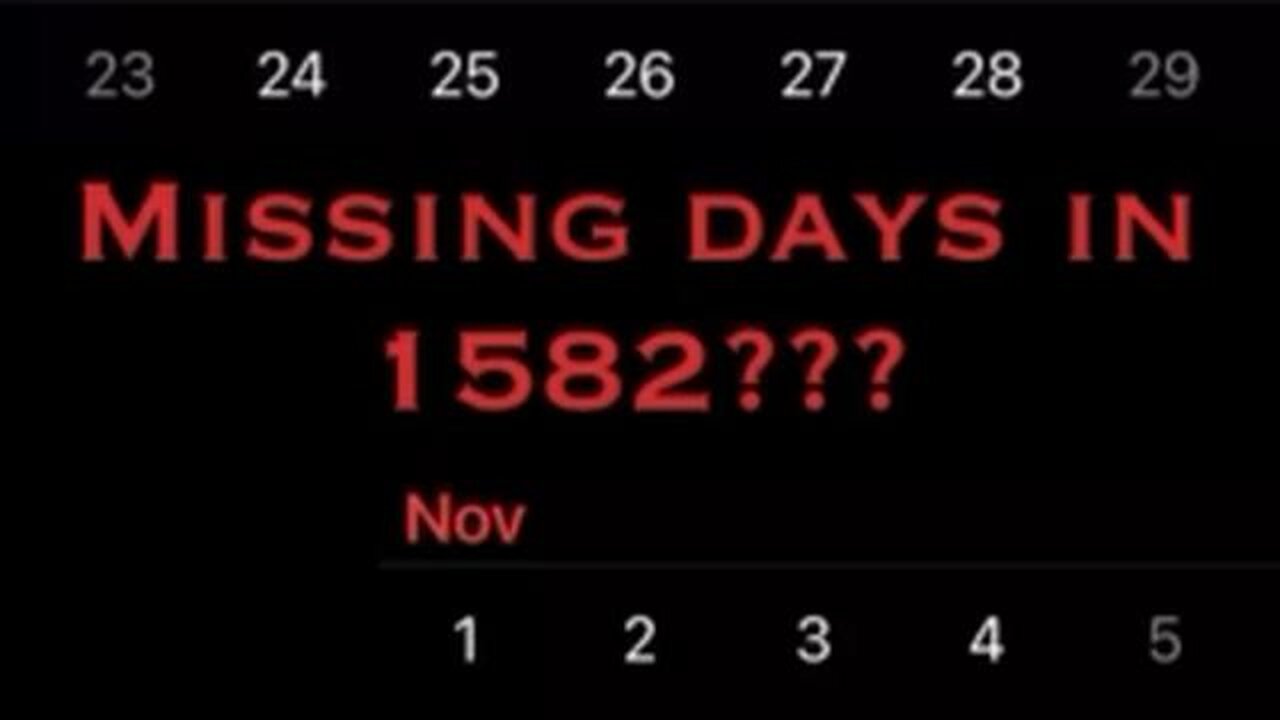 Why Does iPhone Calendar Show Missing Days | October 5-14, 1582