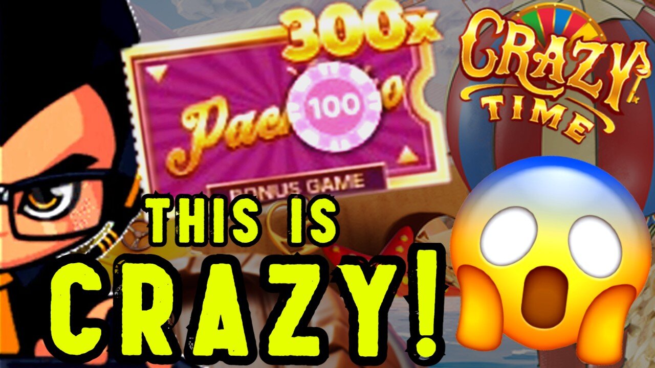 CRAZY TIME - Yung FIRST TIME MO MAGLARO pero nanalo ka na agad sa PACHINKO BONUS GAME! That's crazy!