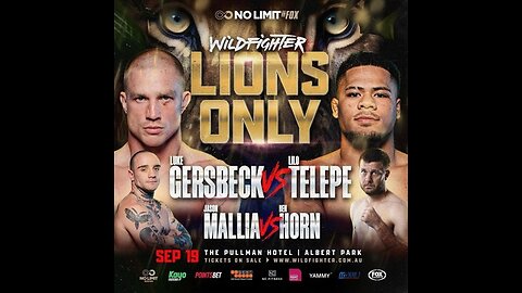 No Limit Boxing Jason Mallia vs Ben Horn Albert Park, Victoria, Australia Sep 19 2024