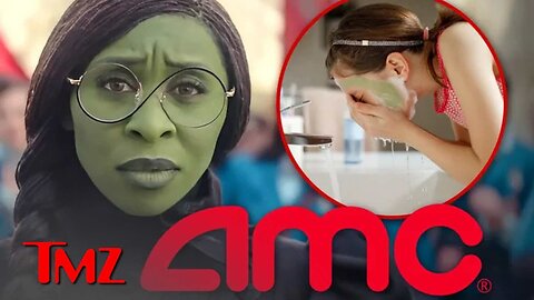 'Wicked' Face Paint Not Flying at AMC With Fans Asked to Wash Green Off | TMZ TV