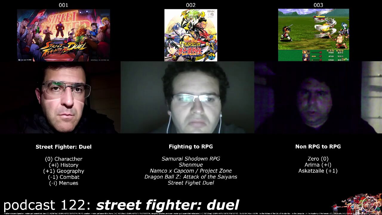 podcast 122: street fighter: duel