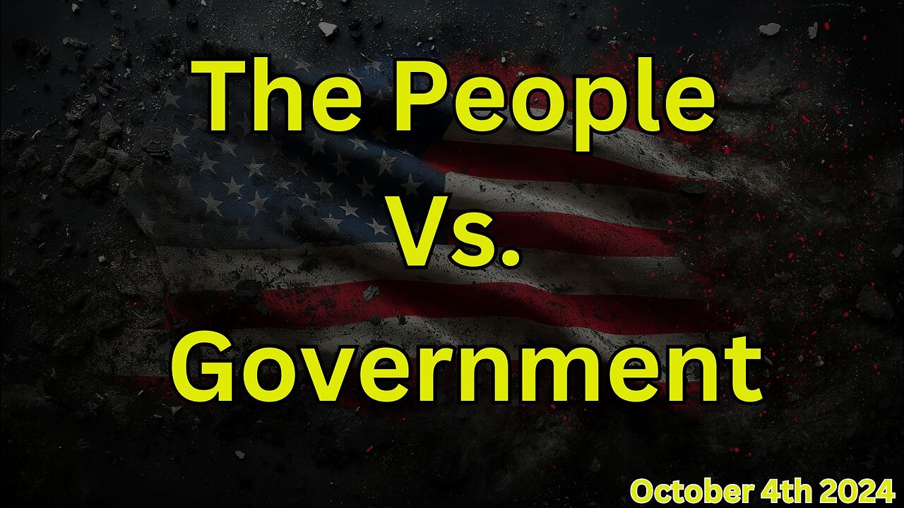 The People Vs. The Government