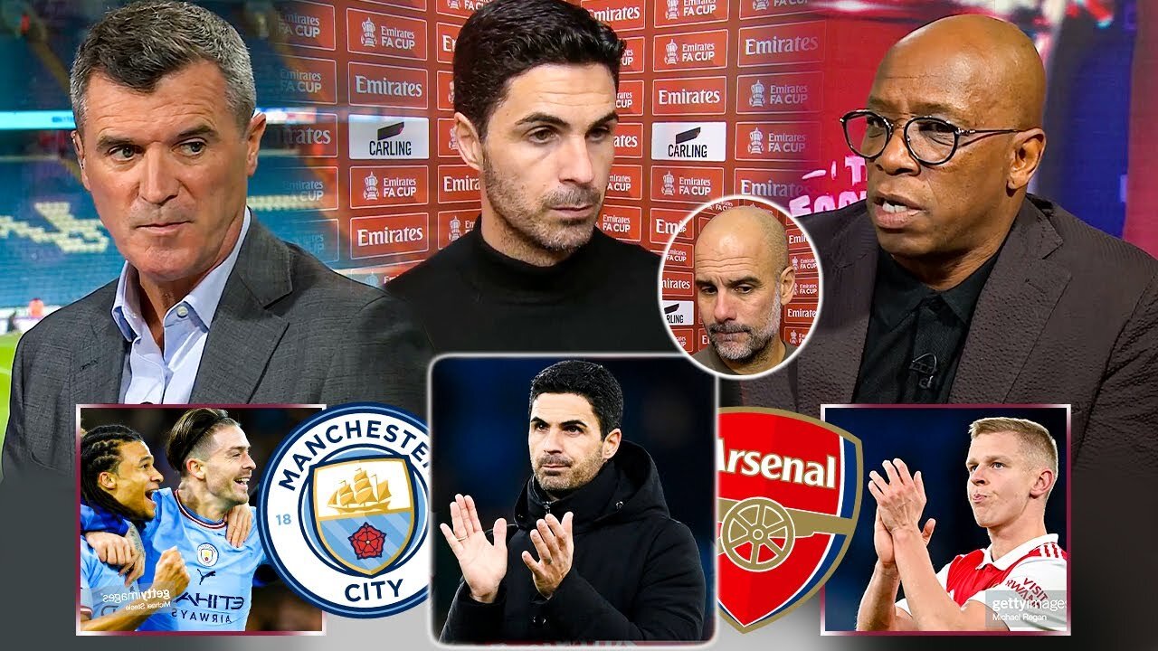 Man City vs Arsenal 1-0 Ian Wright & Roy Keane React Mikel Arteta FA Cup Exit - Post-Match Analysis