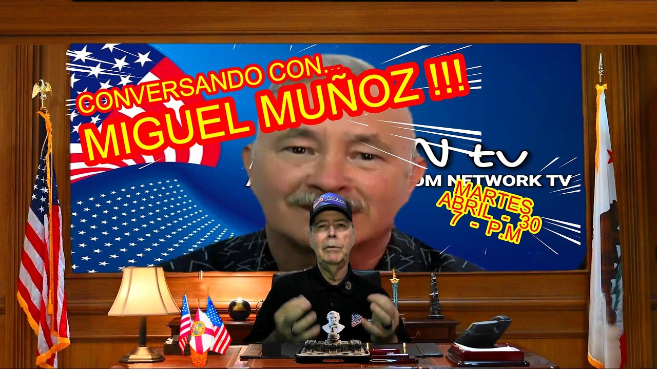 CONVERSANDO CON MIGUEL MUÑOZ 04.30 - 7 PM