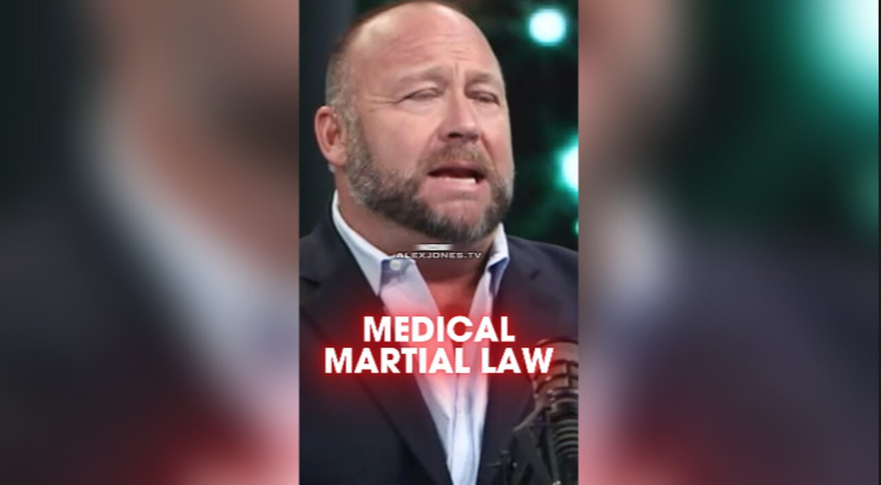 Alex Jones: Covid Plandemic Started Medical Martial Law - 4/2/20