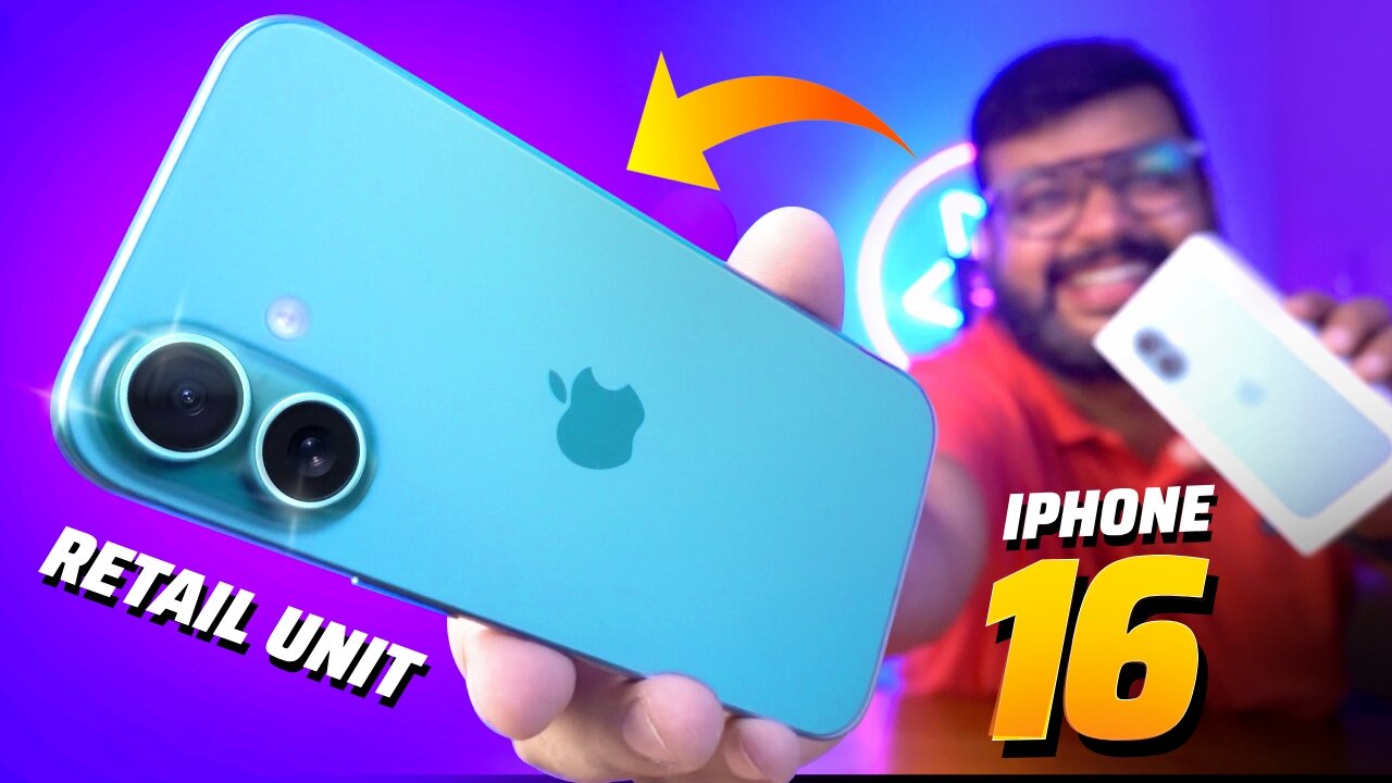 I BOUGHT iPhone 16 From CROMA on the First Day ⚡️RETAIL Unit Unboxing & First Impressions!!!