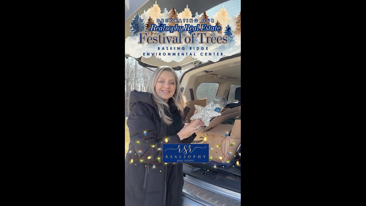 Realsophy Real Estate Christmas Tree at Festival of Trees 2024 🎄💙🎄💛🎄