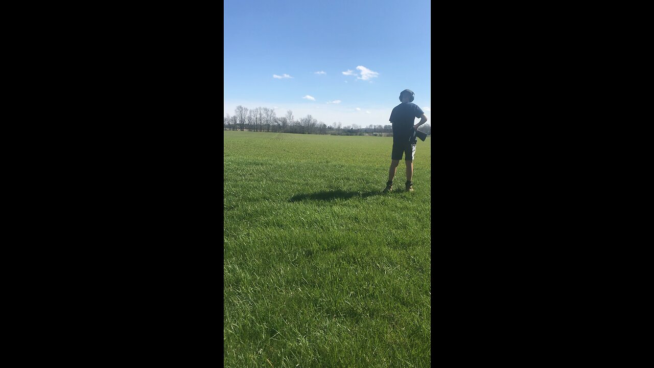 Shooting shotgun