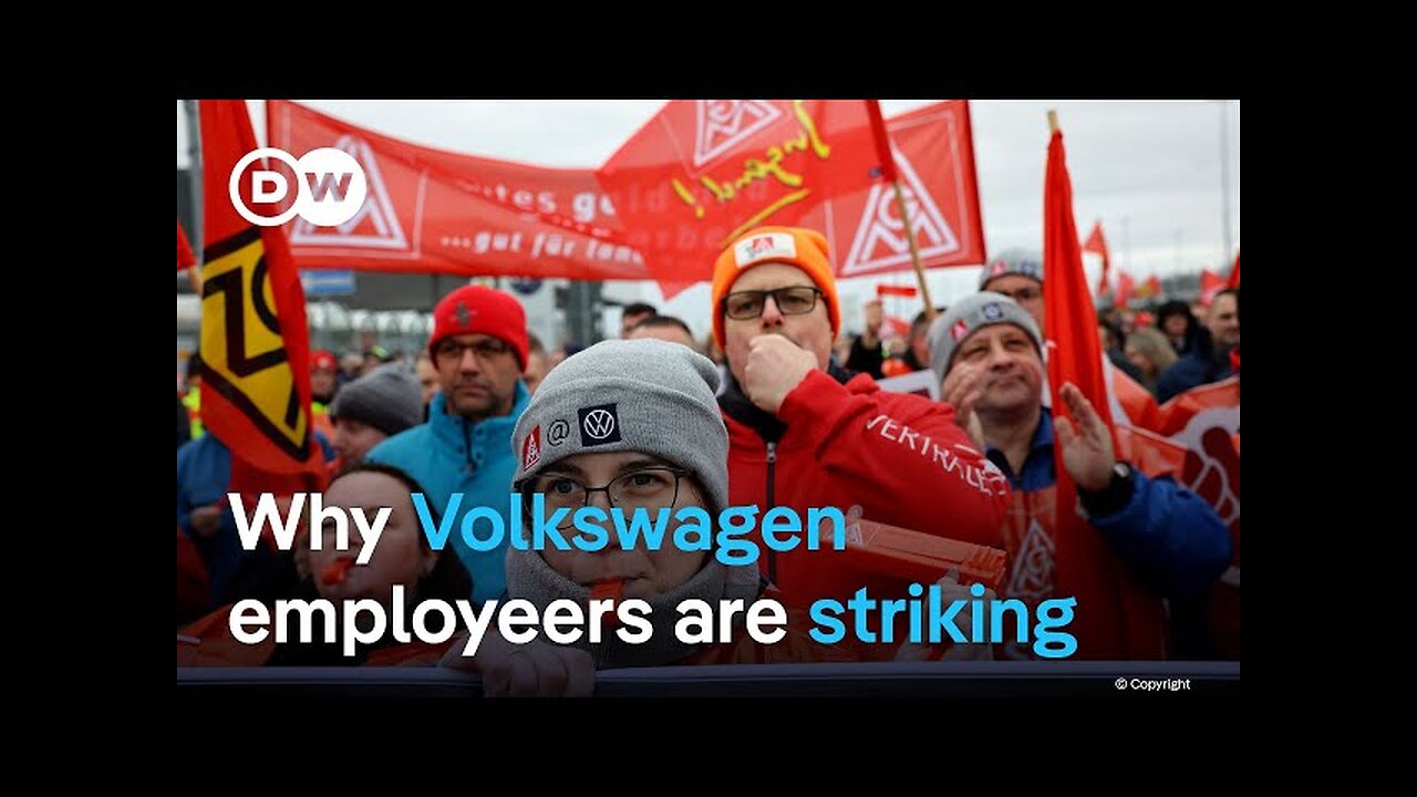 Breaking: VW workers in Germany go on strike as thousands risk losing jobs | DW News