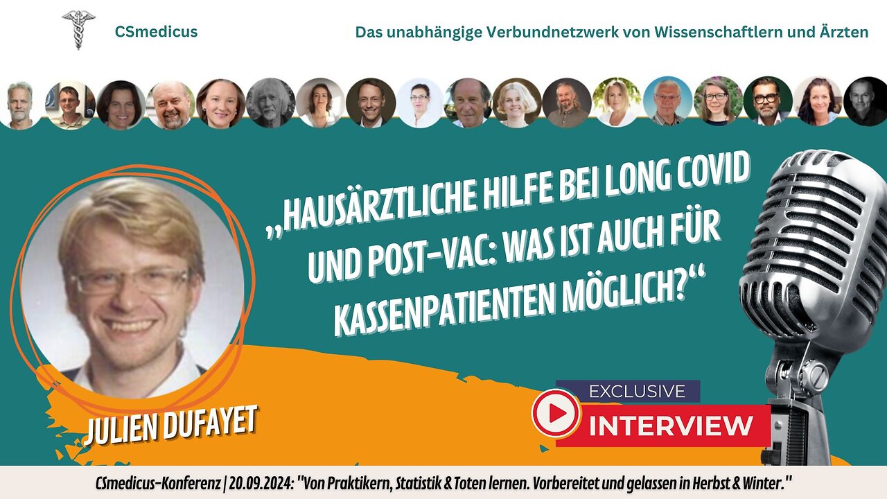 „Long COVID/Post-Vac: Was ist für Kassenpatienten möglich?“ | Julien Dufayet | Langversion