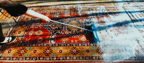 satisfying carpet cleaning. asmr video. relaxing video