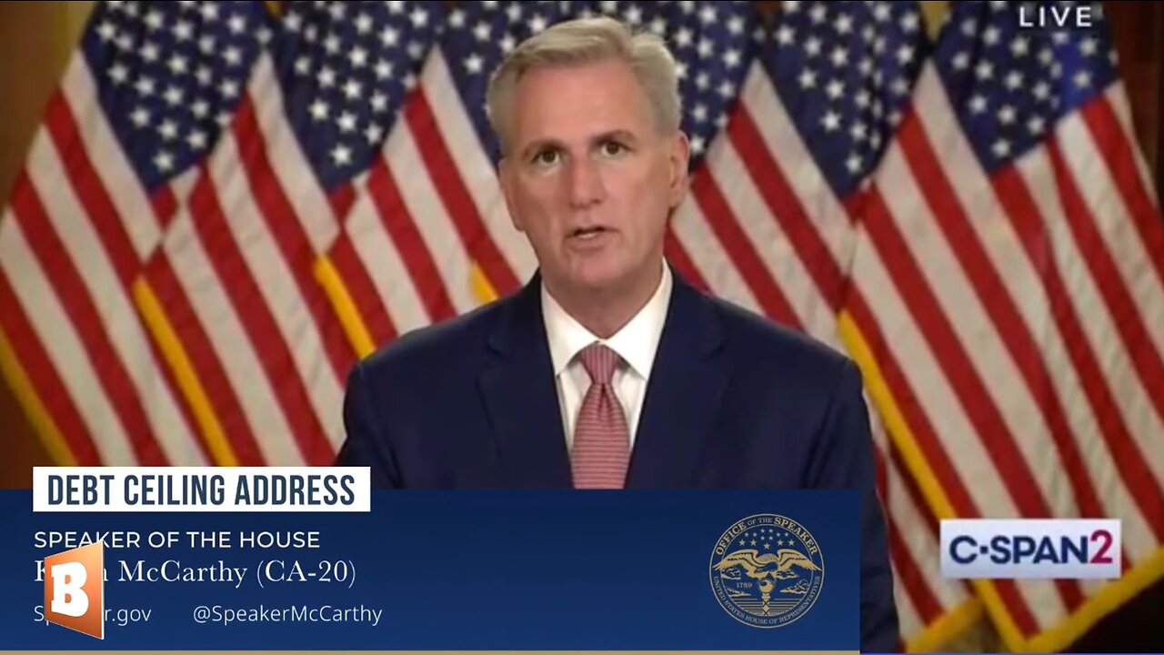 MOMENTS AGO: House Speaker Kevin McCarthy Delivering Address on Debt Ceiling…