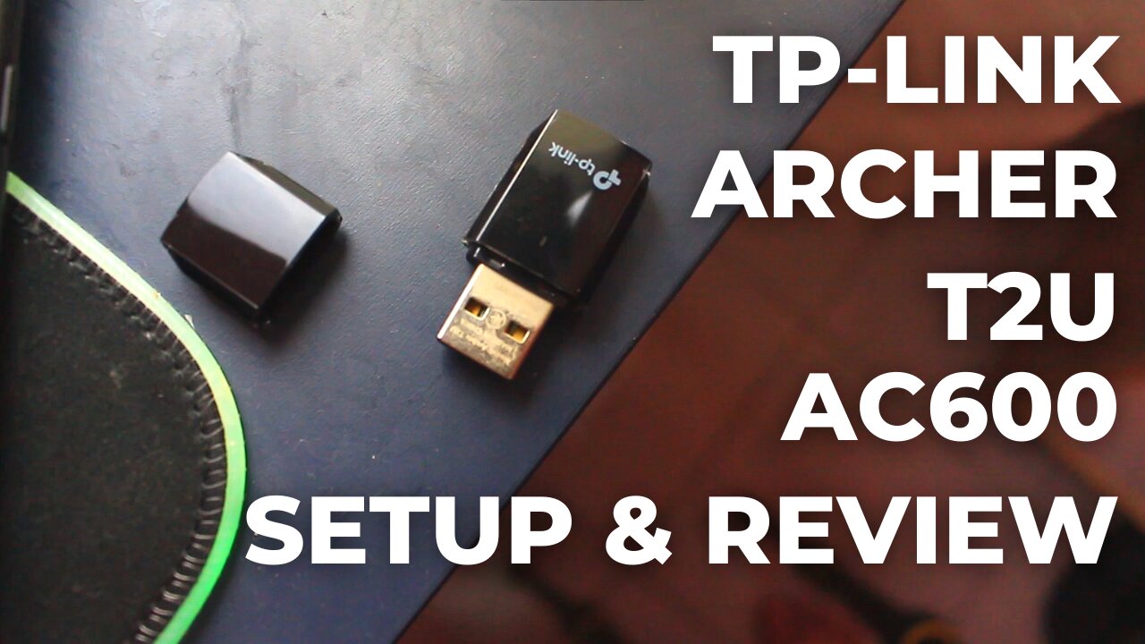 TP-Link Archer T2U AC600 Wireless WiFi USB Adapter Setup & Review!