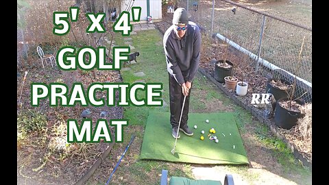 5ft x 4ft Golf Practice Mat, Great for Indoor or Outdoor Use