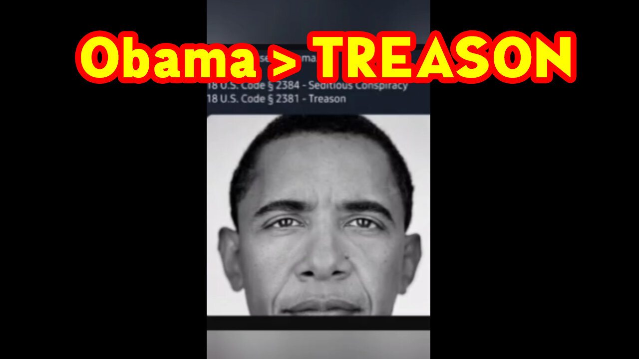 Obama > TREASON