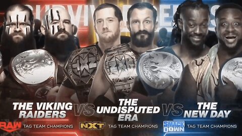 The Viking Raiders vs The Undisputed Era vs The New Day - Survivor Series 2019 (Full Match)