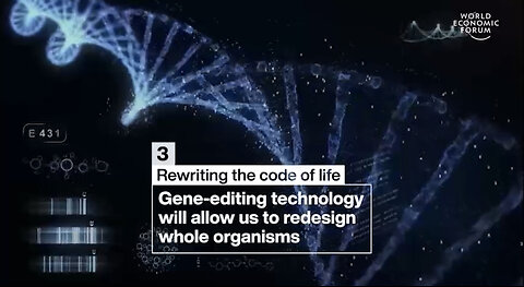 The WEF published a video titled "Technologists Share a Vision for Our Future World”