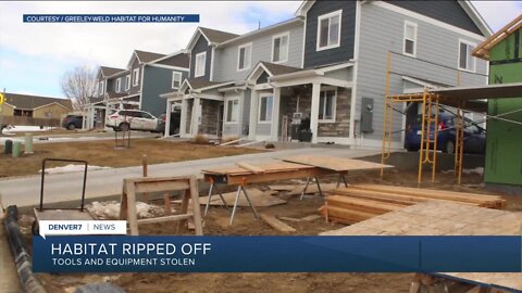 Greeley-Weld Habitat project hit by thieves