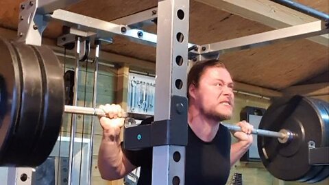 3x7 115 Kgs Anderson Squats. COOKED.