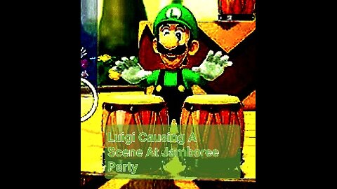 Luigi Causing Scene At Jamboree Party