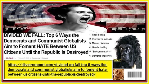 WOKE HATE WEAPONIZATON