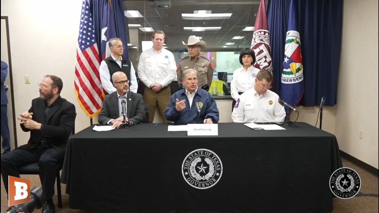 MOMENTS AGO: TX Gov. Gregg Abbott providing winter weather update…