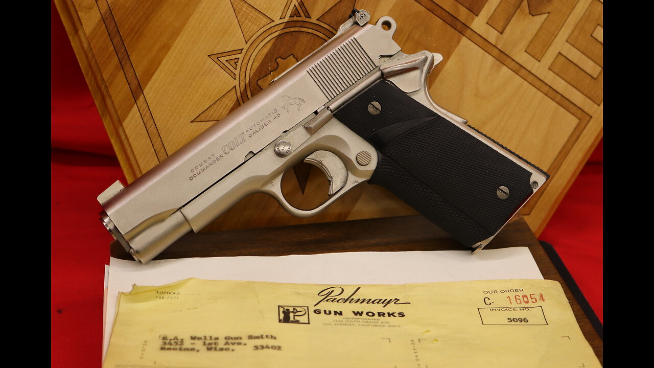 1974 Pachmayr Custom -- Colt Combat Commander -- 45 ACP