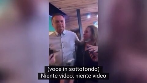 "pela lei, sou italiano", diz Bolsonaro