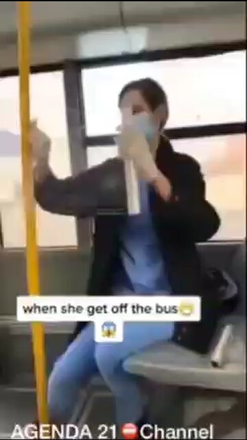 Safe against Covid-19 in bus and train 🤡