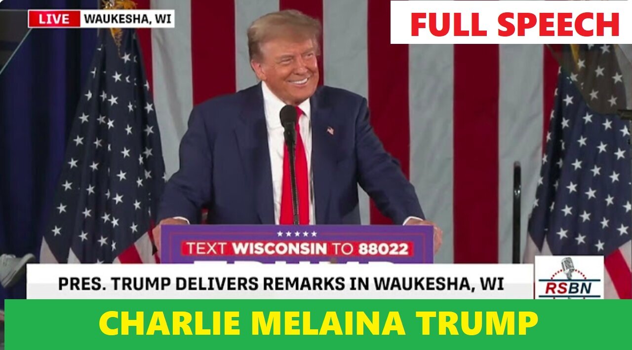 FULL SPEECH: President Trump Delivers Remarks at Rally in Waukesha, WI