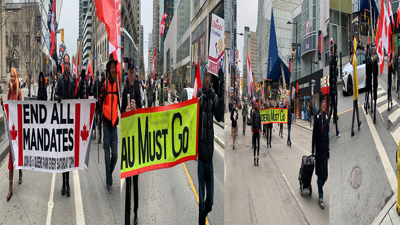 Raw video: Queen’s Park weekly freedom rally