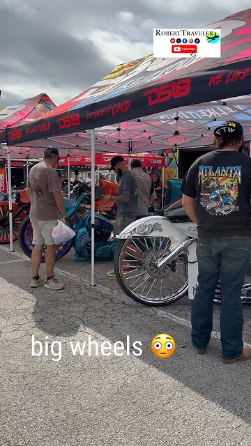 Big wheels #harley #florida #harleydavidson #indian #daytona