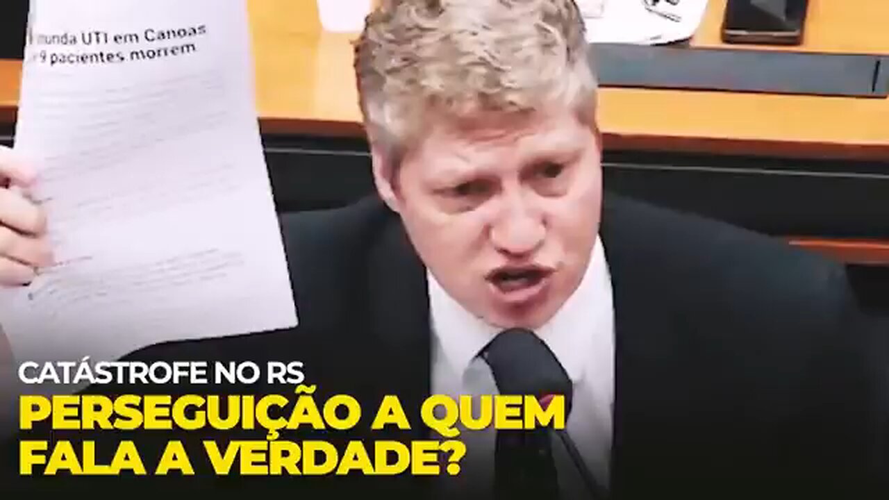 Marcel Van Hatten expõe verdade sobre a atuação de autoridades em RS