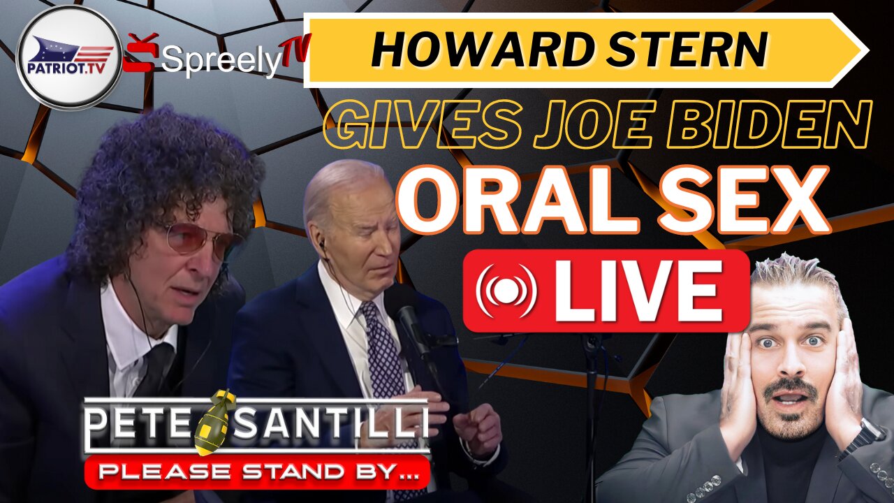 HOWARD STERN GIVES JOE BIDEN ORAL SEX - LIVE! [Pete Santilli #4054-9AM]