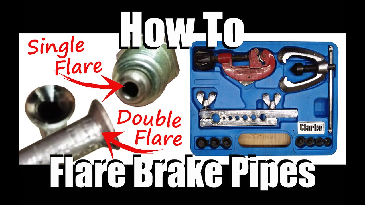 How To SINGLE Flare / DOUBLE Flare Brake Pipes - DIY Tool Guide Making Brake Pipes