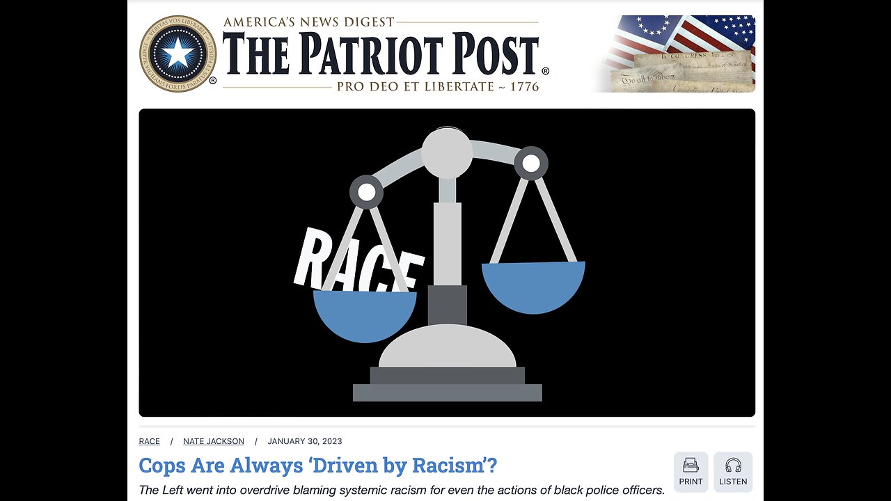 The Patriot Post Audio Edition Podcast for 1/30/23
