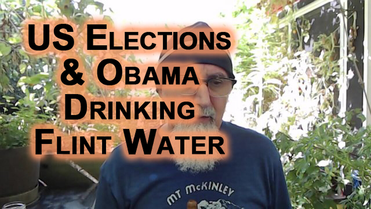 US Elections, Donald Trump vs. Kamala Harris: Zionism & Obama Drinking Flint Michigan Water SEE LINK