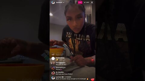 Kash Doll Instagram Live: Kash Doll Educate The Live On Importance To Cleaning Jewelrys. 09.02.23.