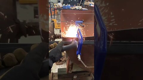Plasma cutting, mig welding and hoping we get the line straight!!!!!: Project Flower wagon