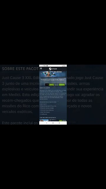 Just Cause 3 XXL Edition, Promoção na Steam