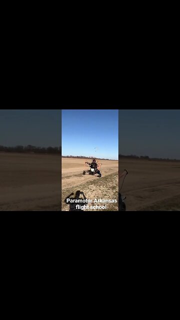 #Paramotor Trike training. Getting use #paramotoring to the Trike before we use a wing