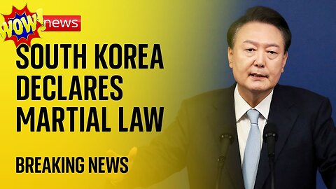 BREAKING NEWS; SOUTH KOREA DECLARES MARTIAL LAW USA IS NEXT