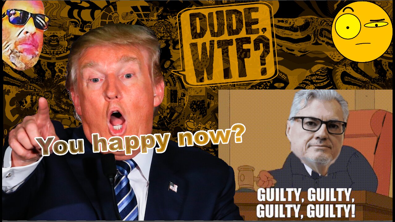 Trump guilty the best thing ever?- Dude, WTF?