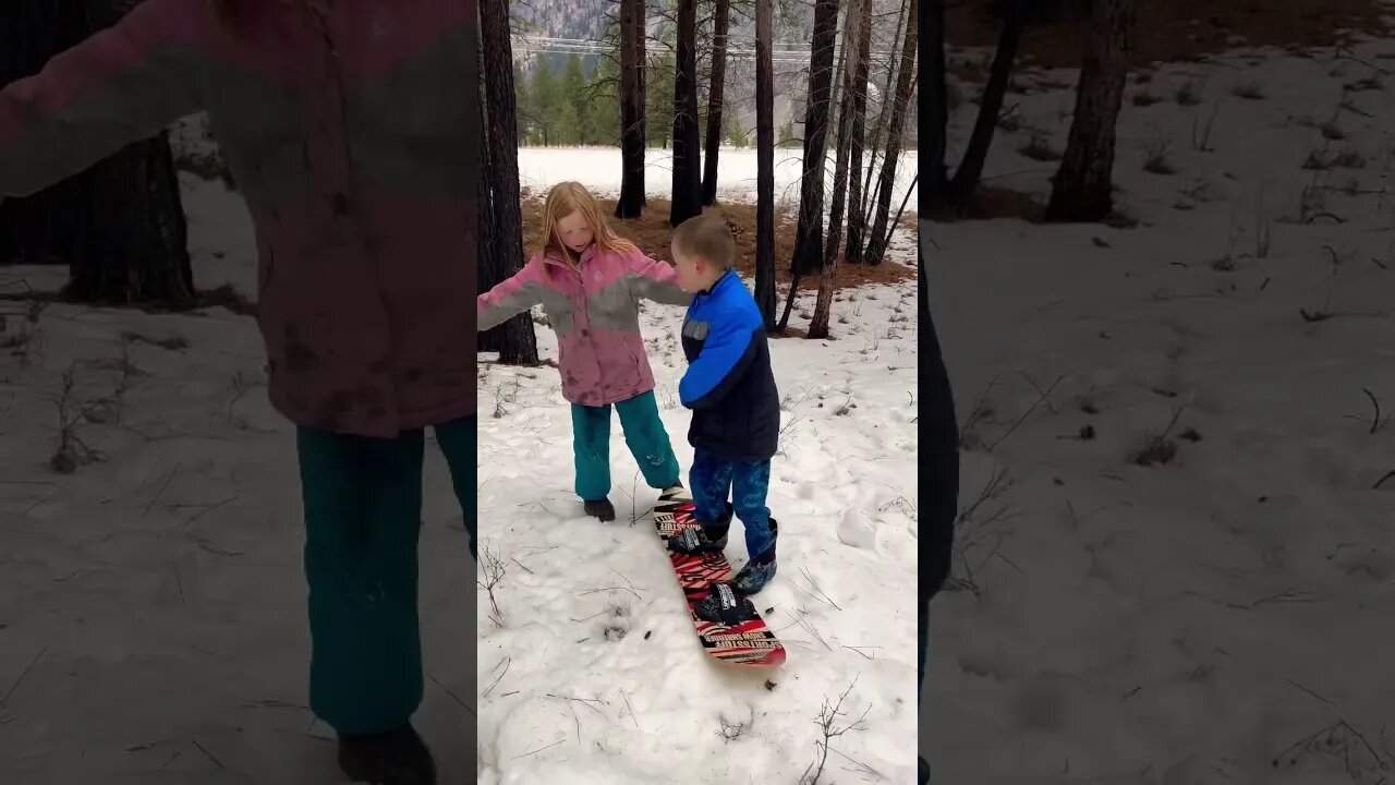 Addy our snow board instructor. #families #wildernesskids #countryliving #montana #montanalife