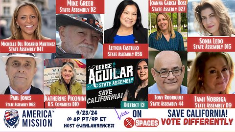 America Mission™ Cali’s Flipping Seats & Taking Names! Vote CA!